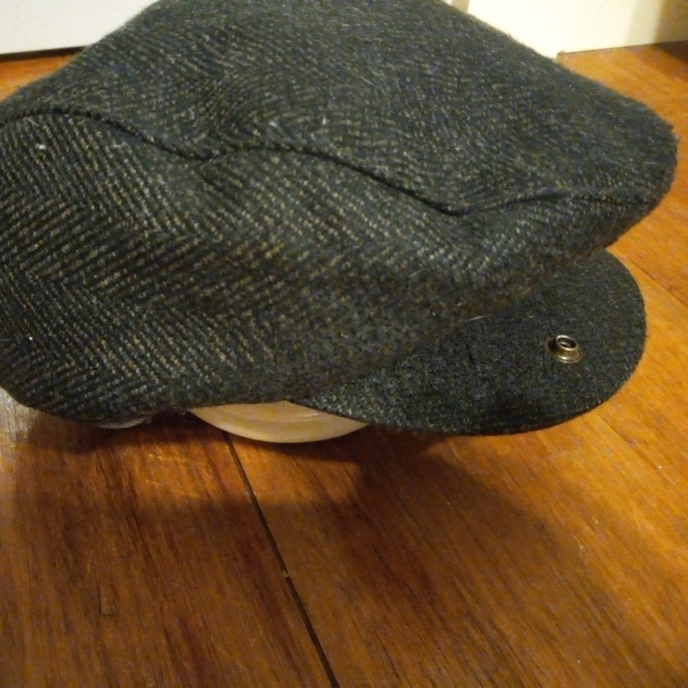 Broner Newsboy Hat Medium Brown Wool Polyester Blend